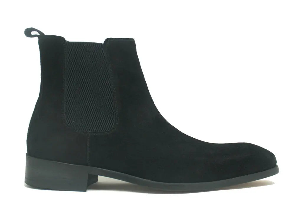 Leather Suede Chelsea High Boots Carrucci