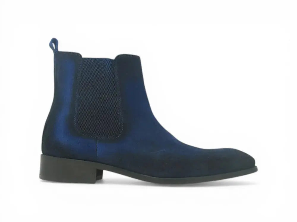 Leather Suede Chelsea High Boots Carrucci
