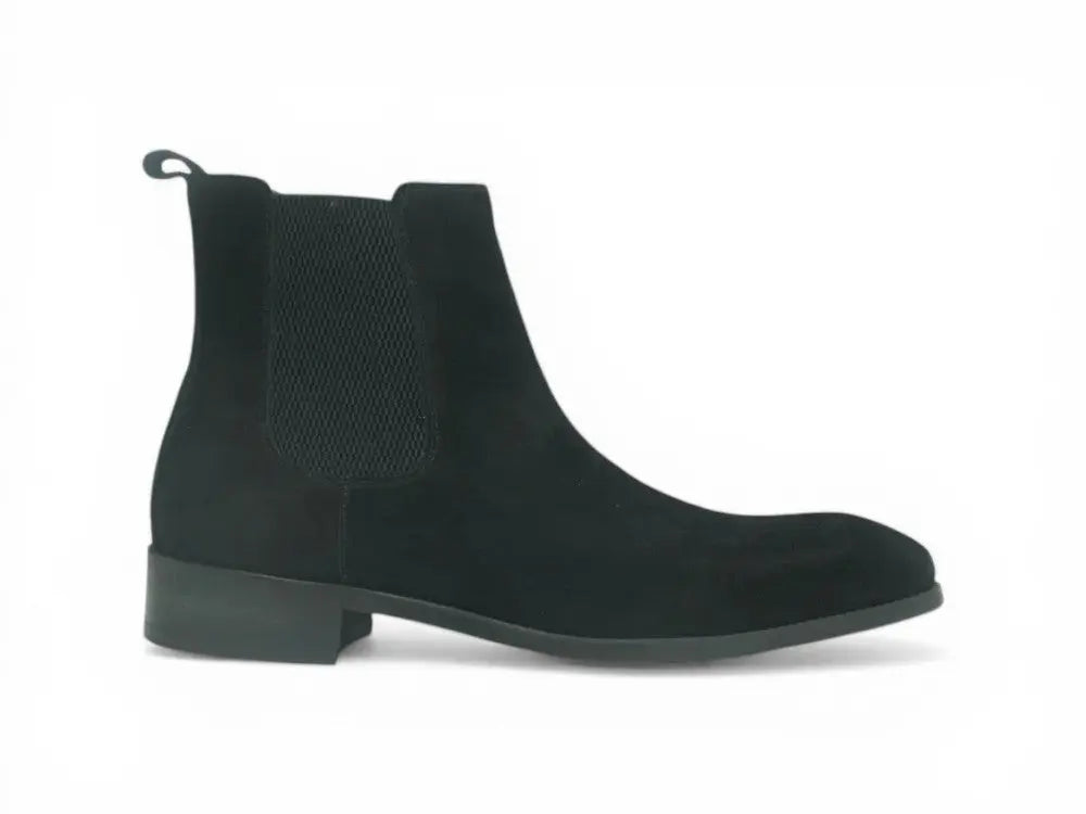 Leather Suede Chelsea High Boots Carrucci