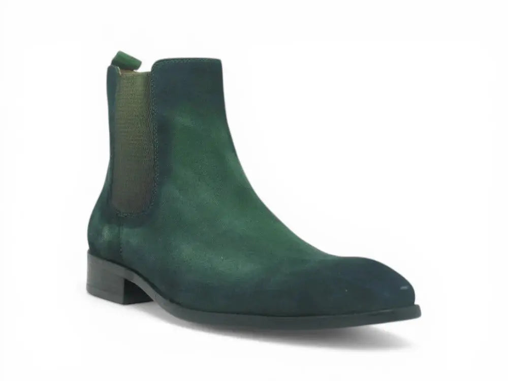 Leather Suede Chelsea High Boots Carrucci