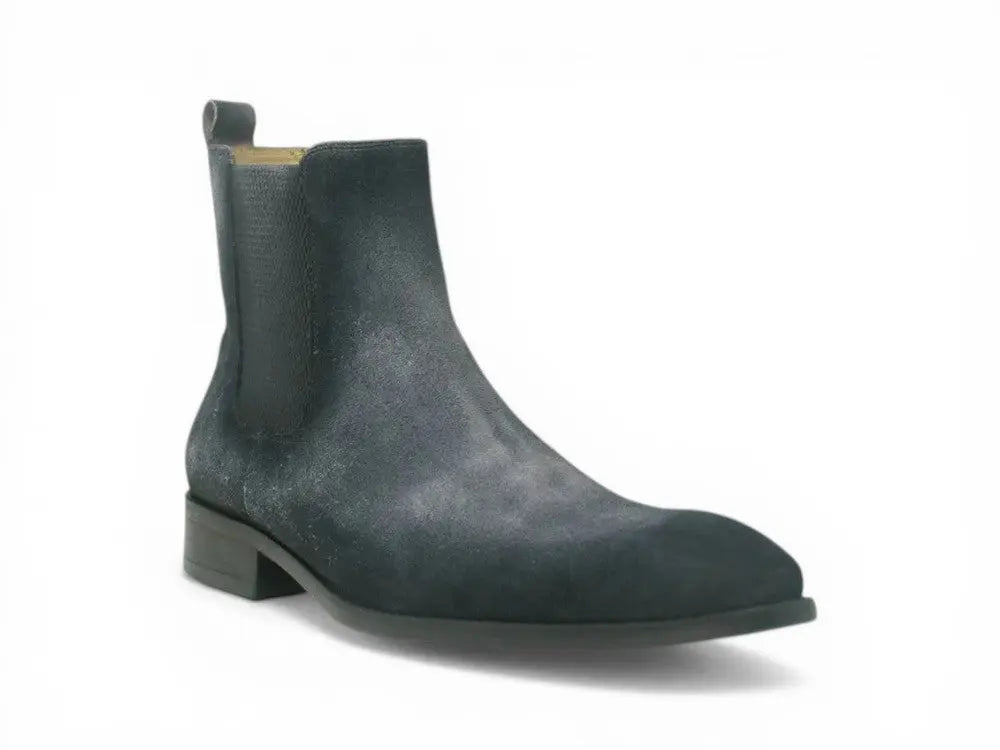 Leather Suede Chelsea High Boots Carrucci