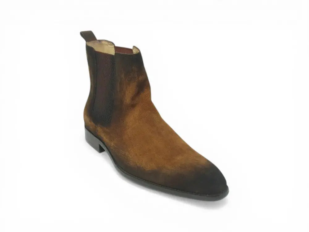 Leather Suede Chelsea High Boots Carrucci