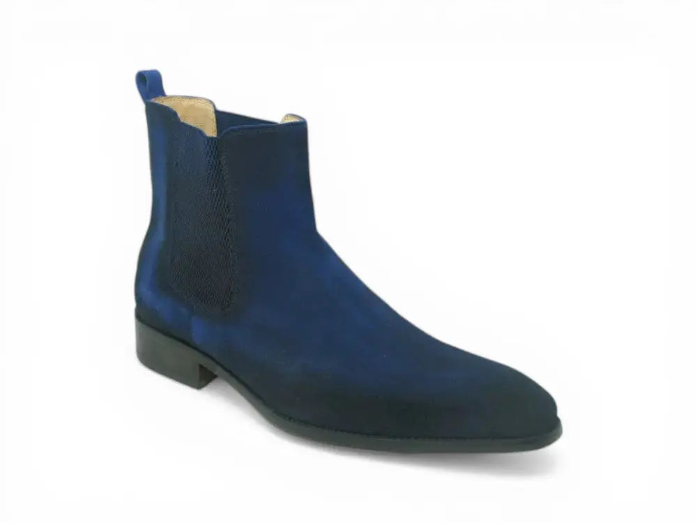 Leather Suede Chelsea High Boots Carrucci