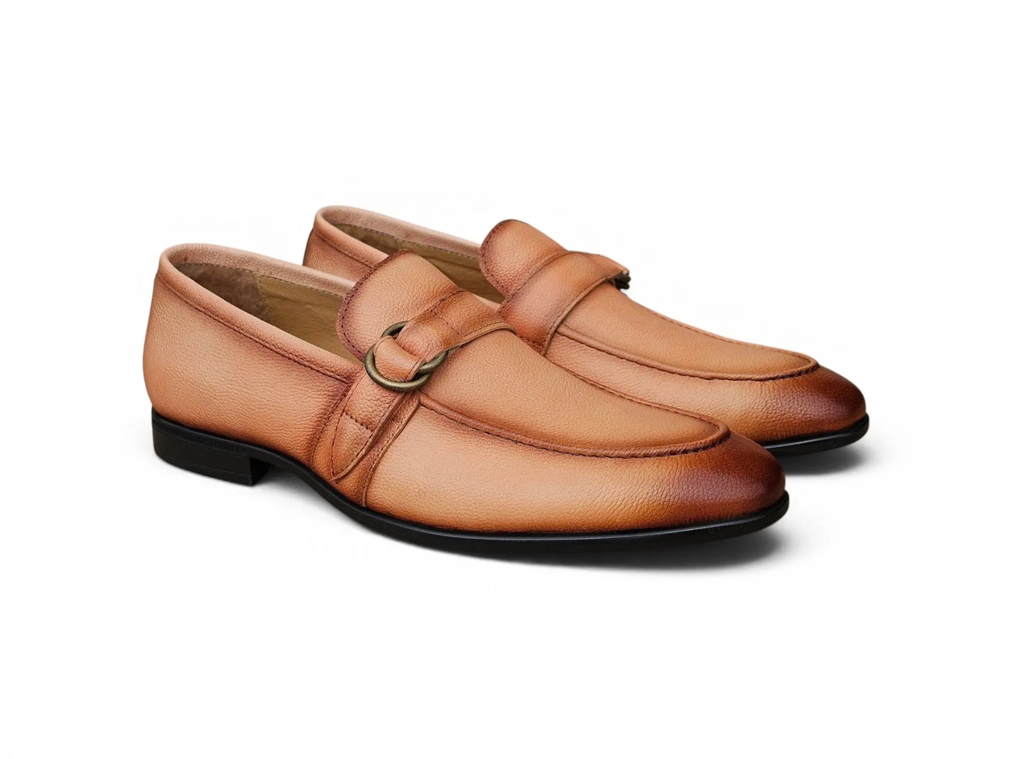 Loafer Shoes in Double D-Ring Carrucci