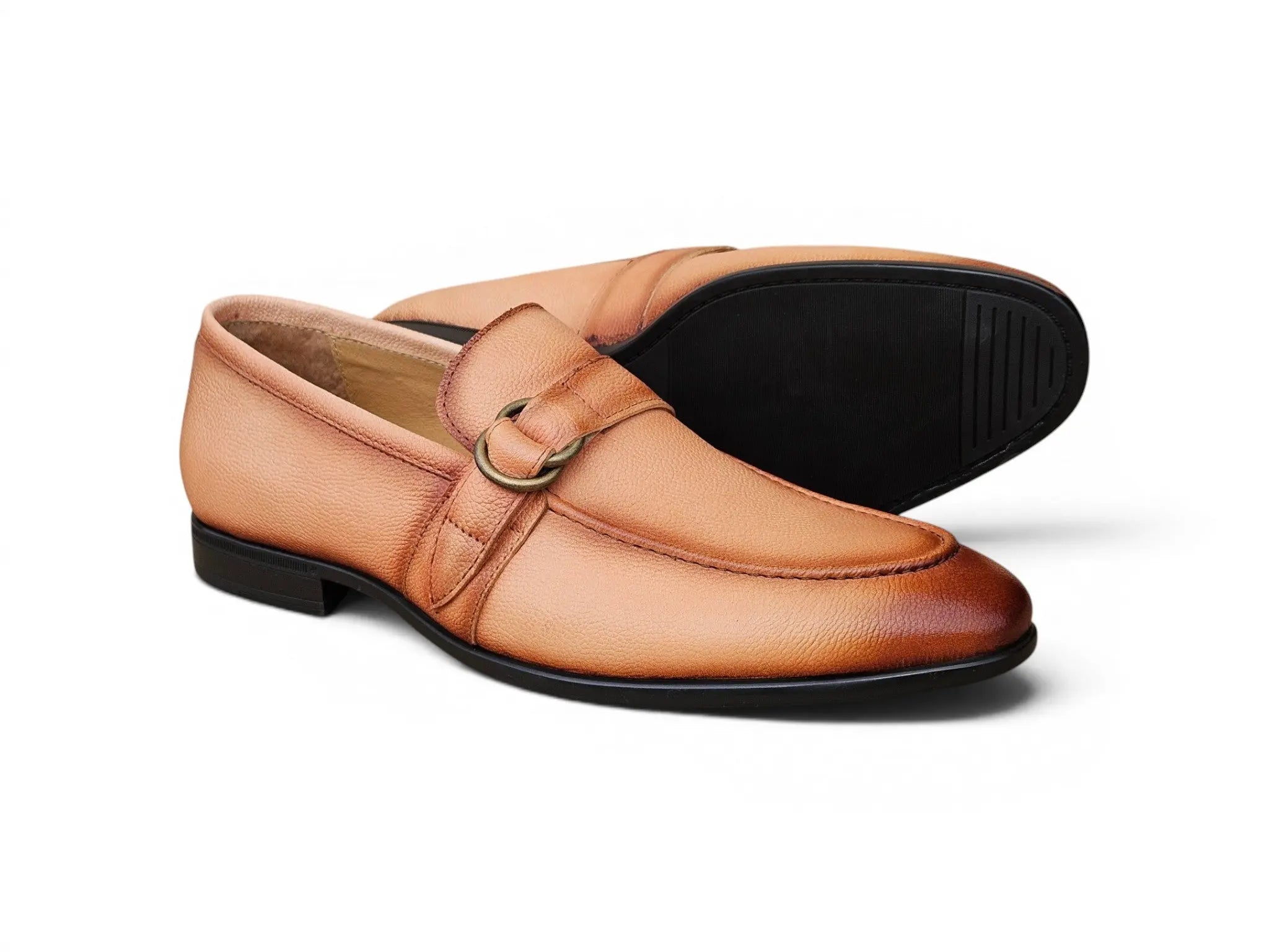 Loafer Shoes in Double D-Ring Carrucci