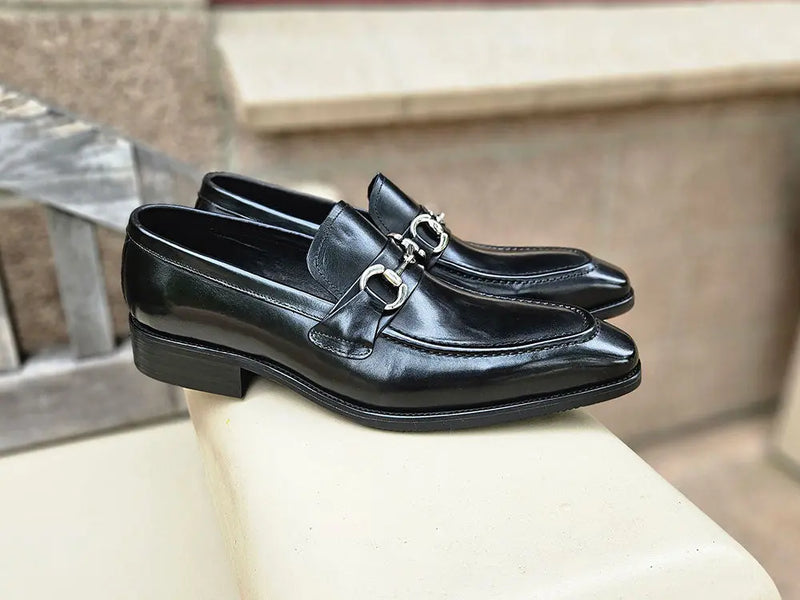 Men's Slip On Leather Stylish Dress Loafer by Carrucci  Burgundy main image 1