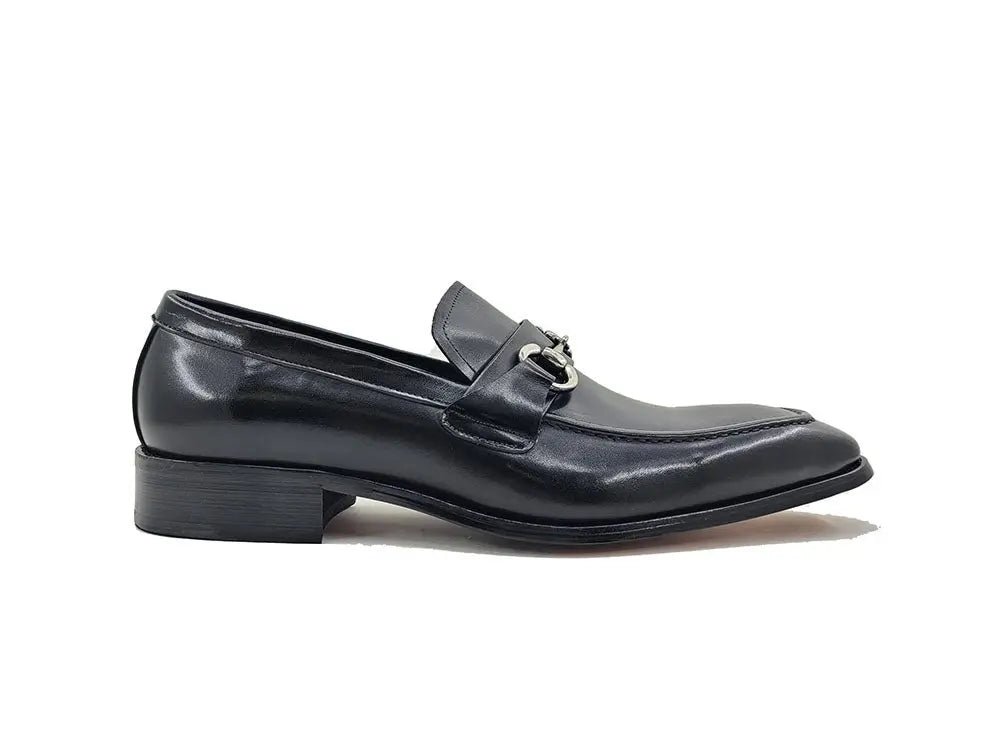 Men's Burnished Signature Buckle Loafer Carrucci