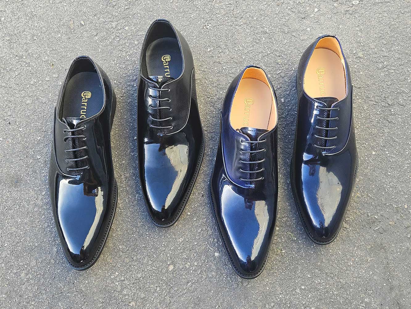 Mix Media Patent Leather Oxford Carrucci