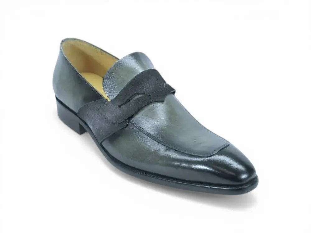 Mixed Media Modern Penny Loafer Carrucci