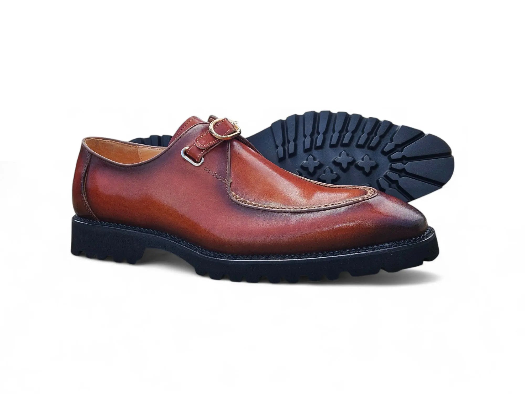 Moc Toe Single Monk Loafer Carrucci