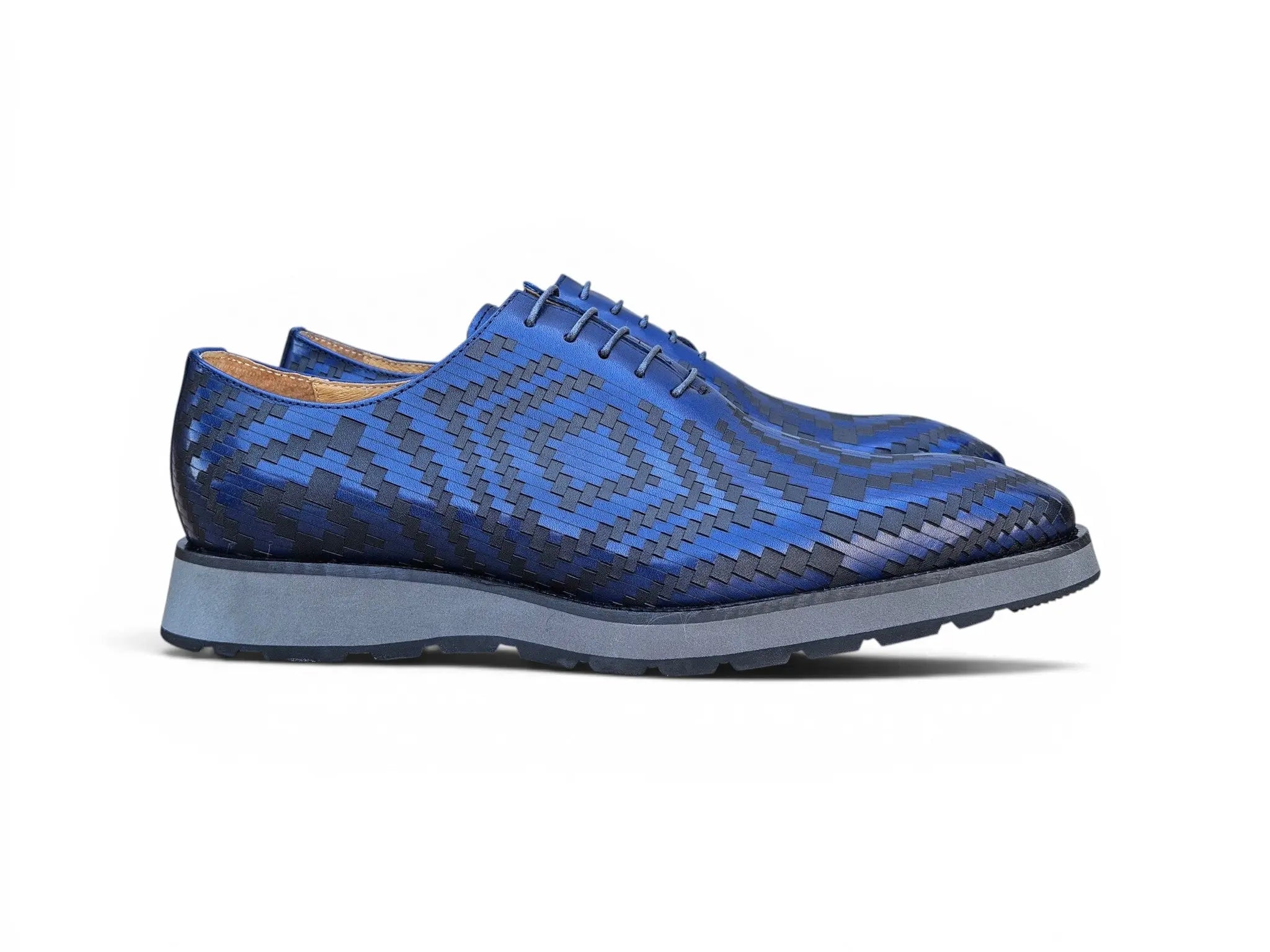 Mosaic Leather Oxford Carrucci