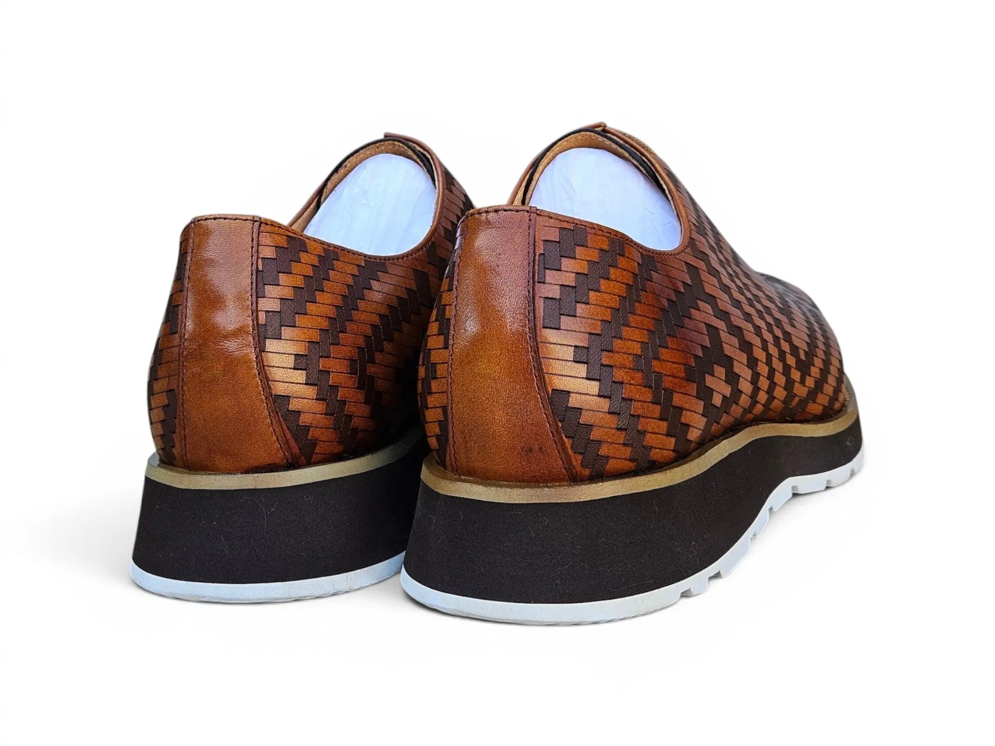 Mosaic Leather Oxford Carrucci