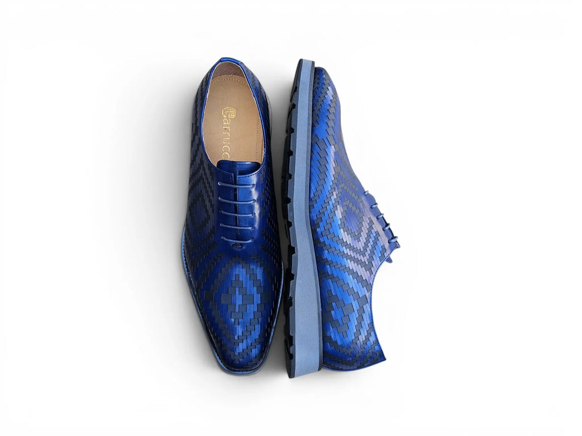 Mosaic Leather Oxford Carrucci