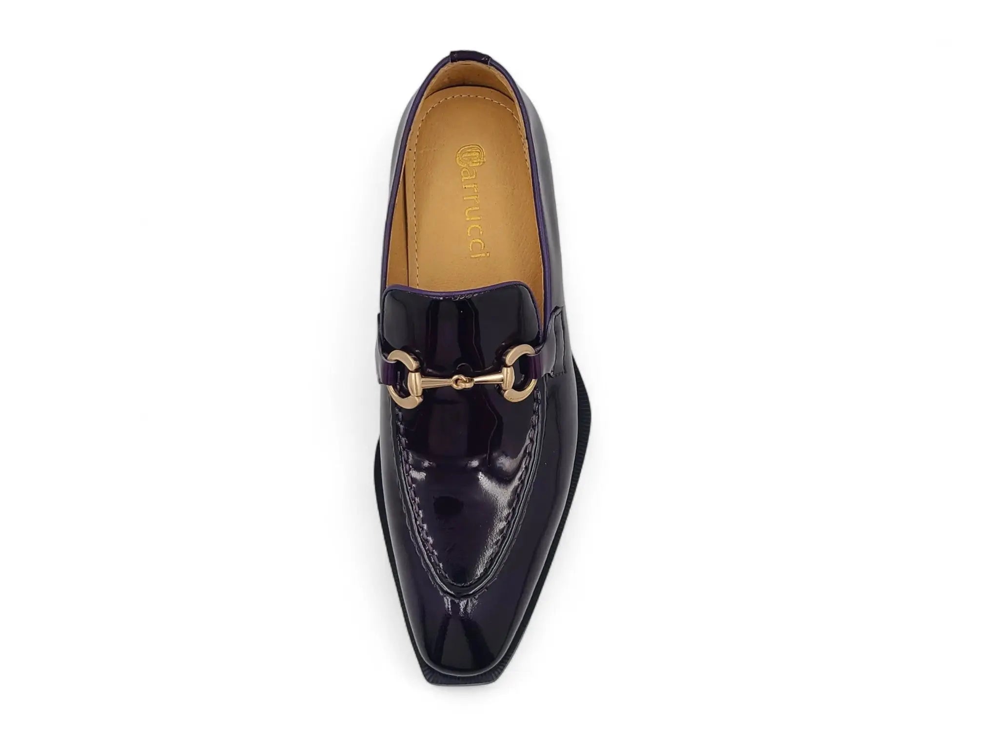 Patent Leather Buckle Loafer Carrucci
