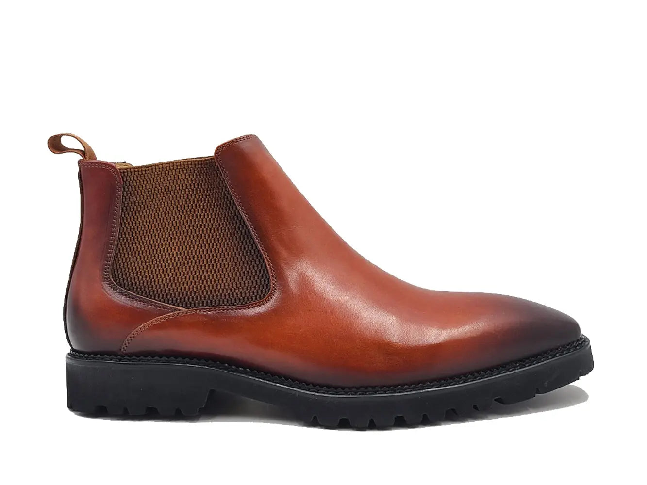 Patina Chelsea Boot Lug Sole Carrucci