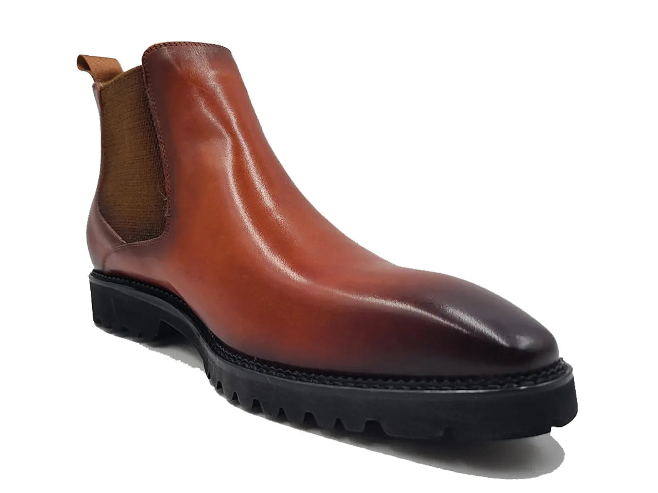 Patina Chelsea Boot Lug Sole Carrucci