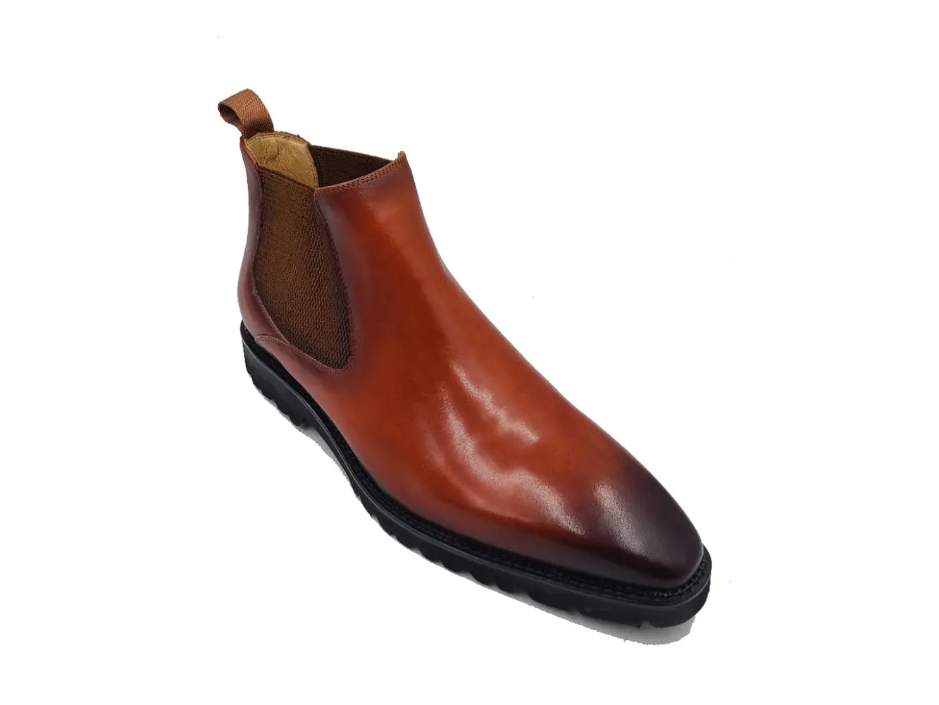 Patina Chelsea Boot Lug Sole Carrucci