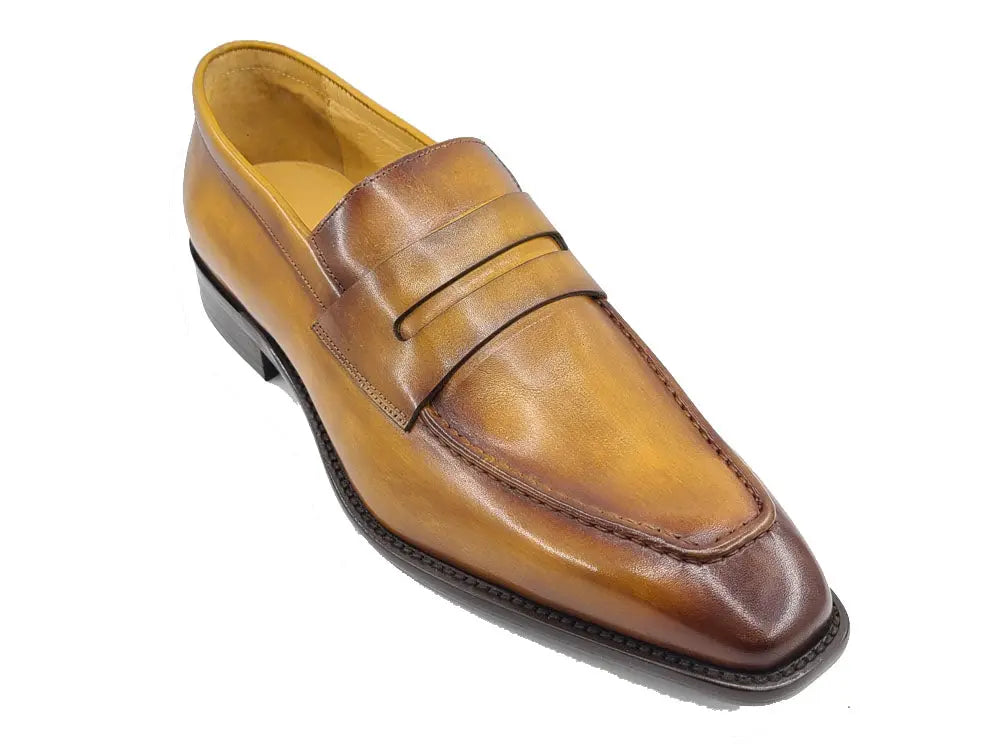 Patina Finished Penny Loafer Carrucci