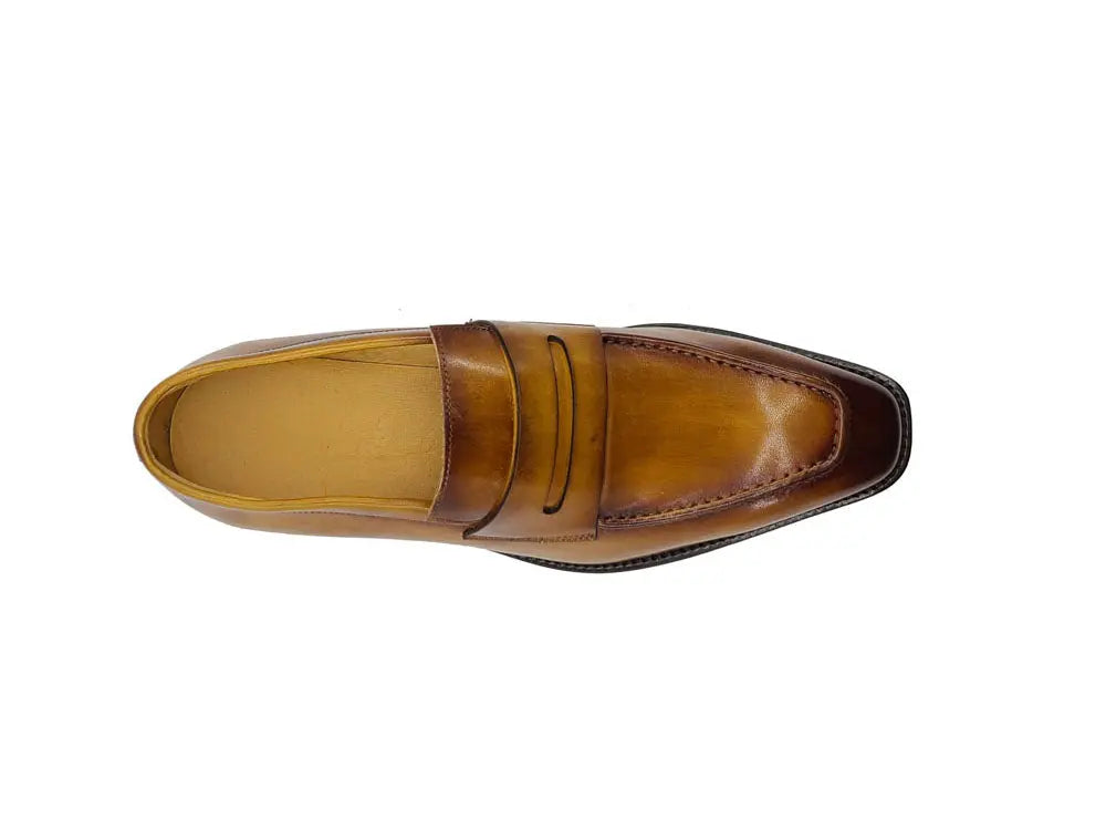 Patina Finished Penny Loafer Carrucci