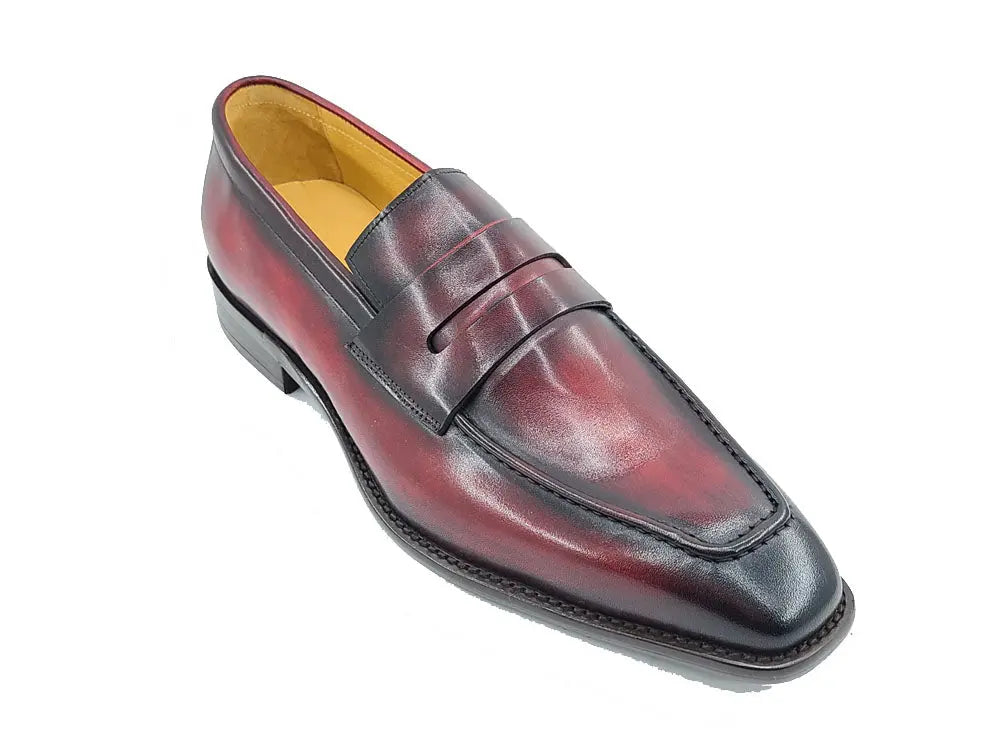 Patina Finished Penny Loafer Carrucci