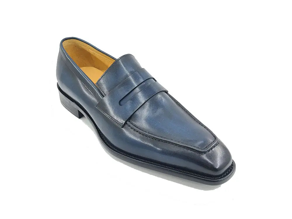 Patina Finished Penny Loafer Carrucci