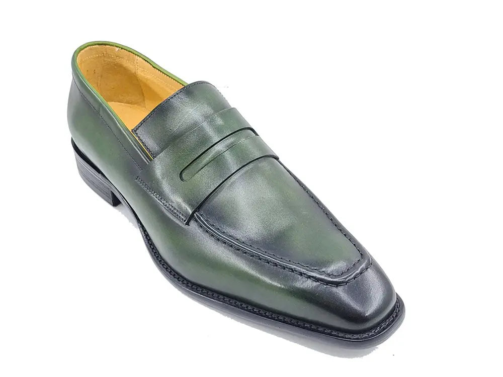 Patina Finished Penny Loafer Carrucci