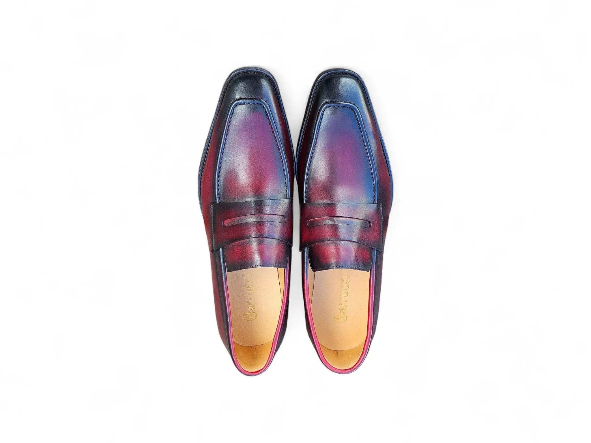 Patina Finished Penny Loafer Carrucci