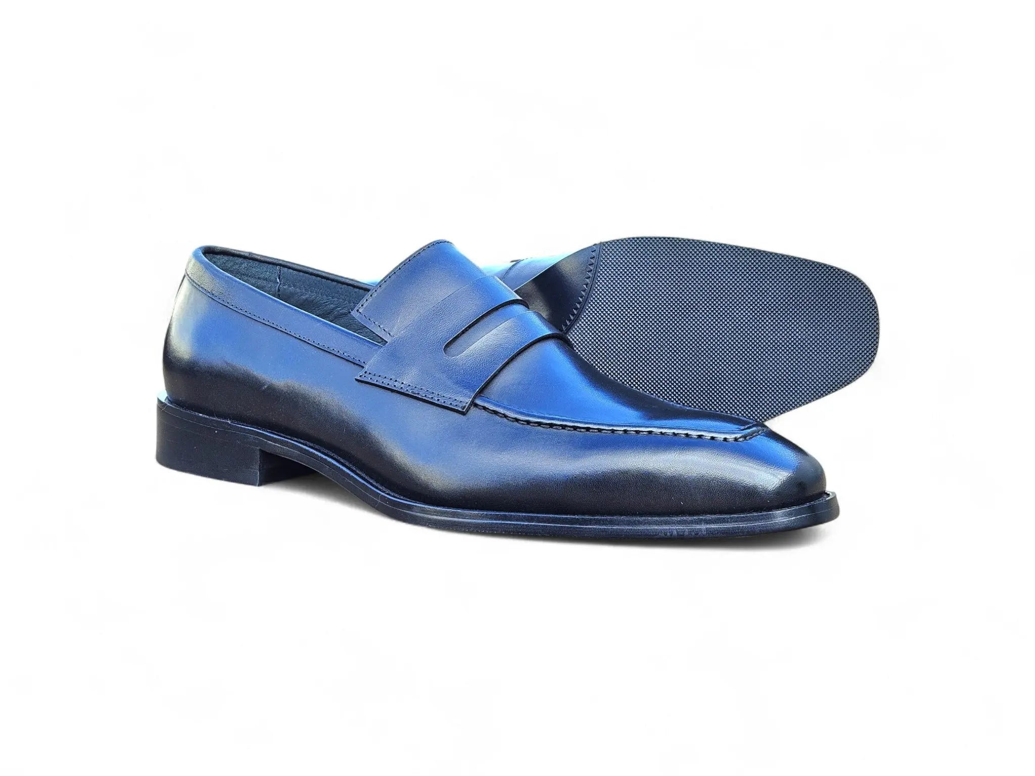 Patina Finished Penny Loafer Carrucci