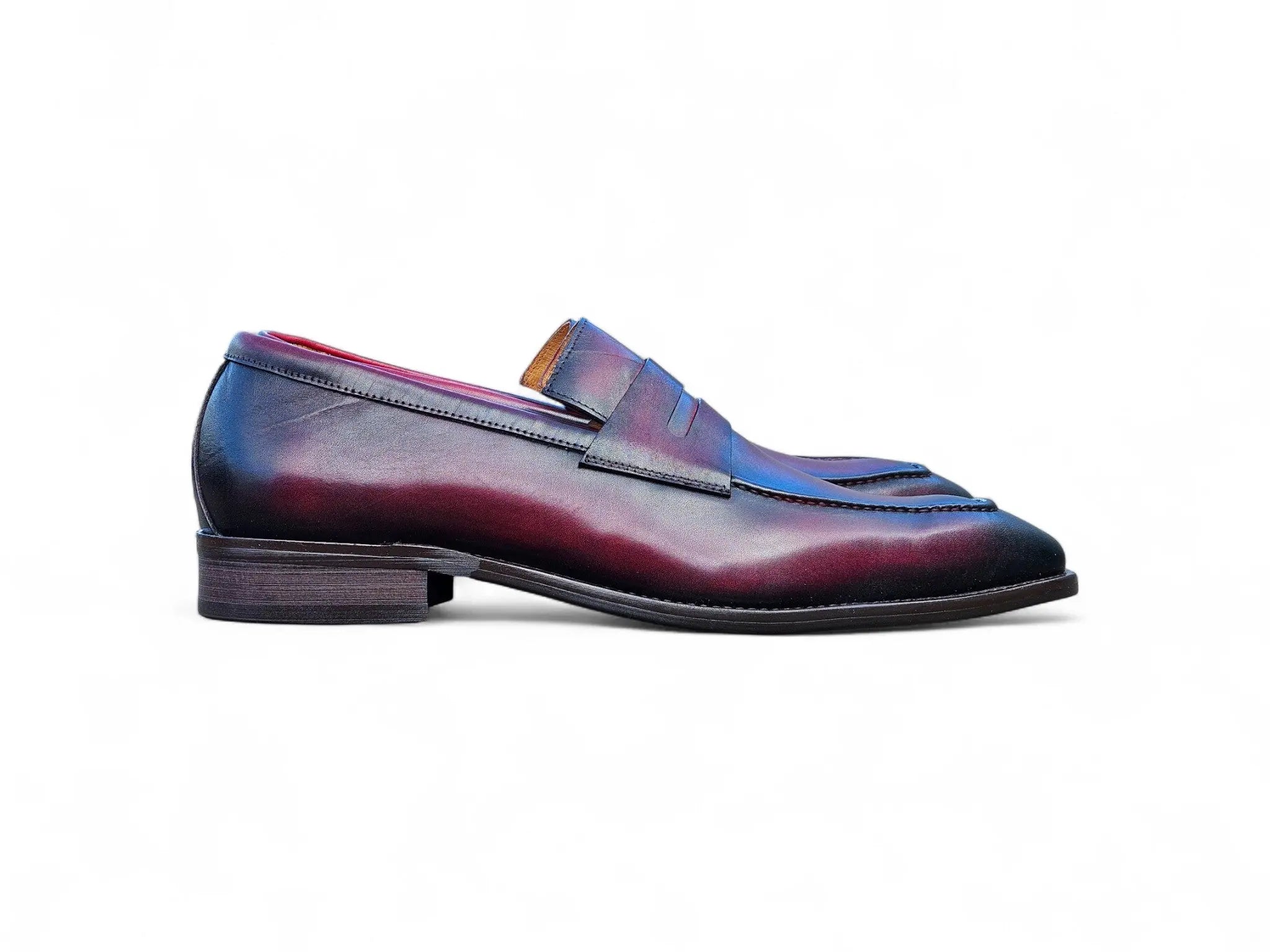Patina Finished Penny Loafer Carrucci