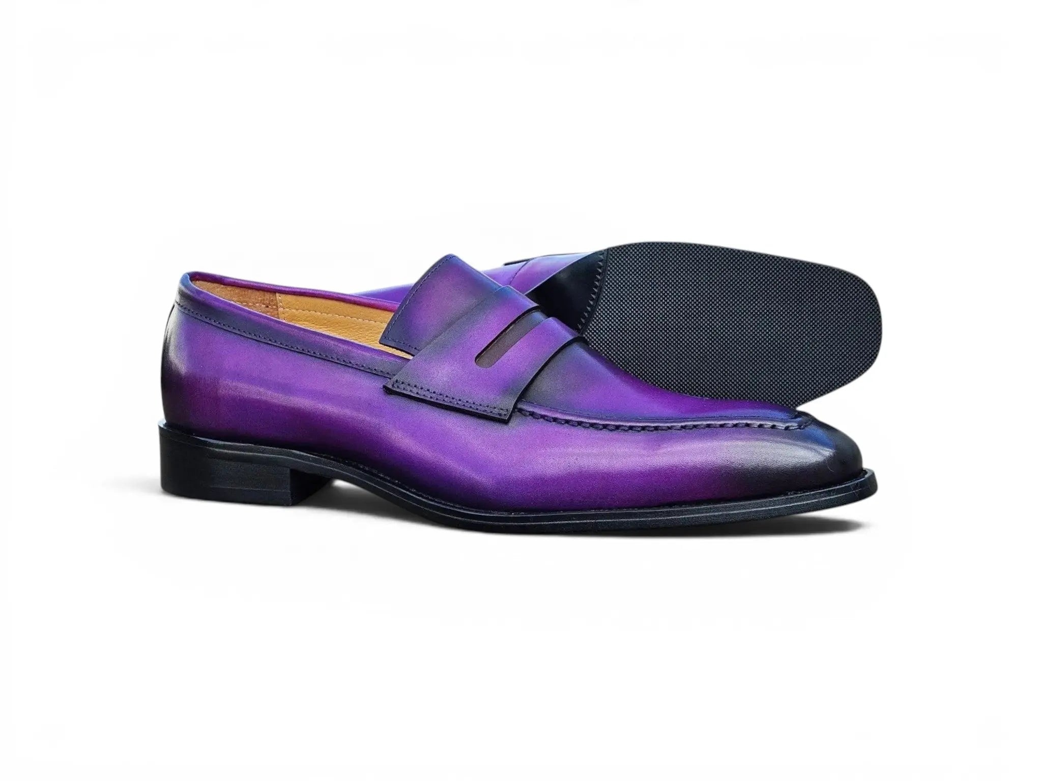 Patina Finished Penny Loafer Carrucci