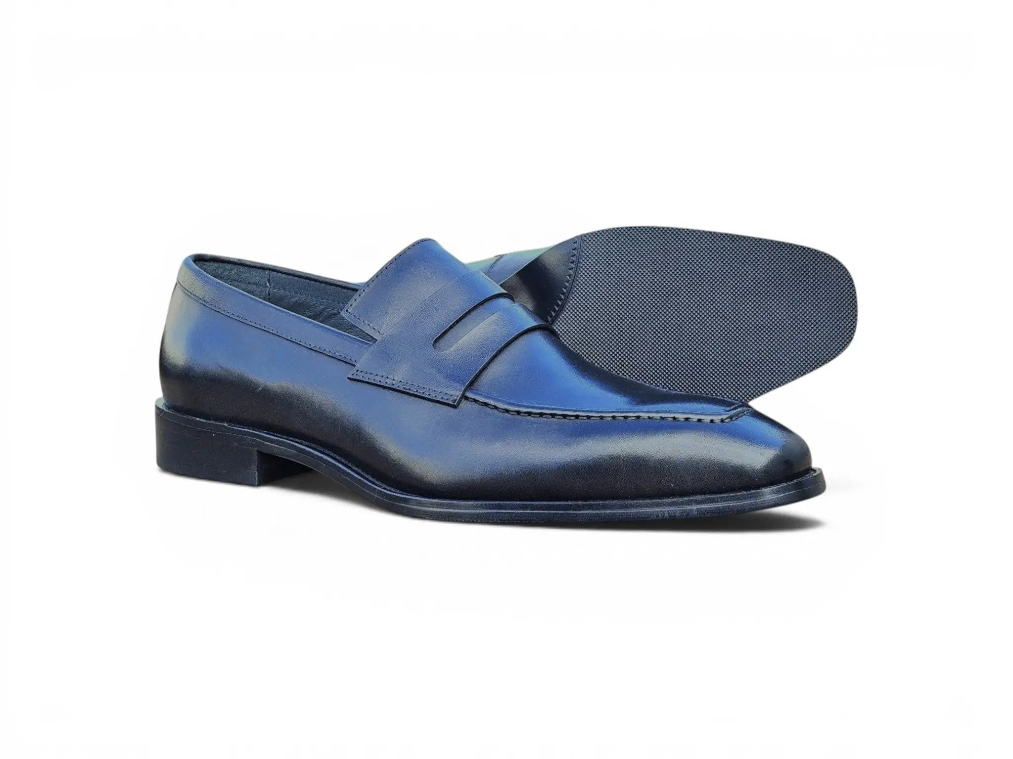 Patina Finished Penny Loafer Carrucci