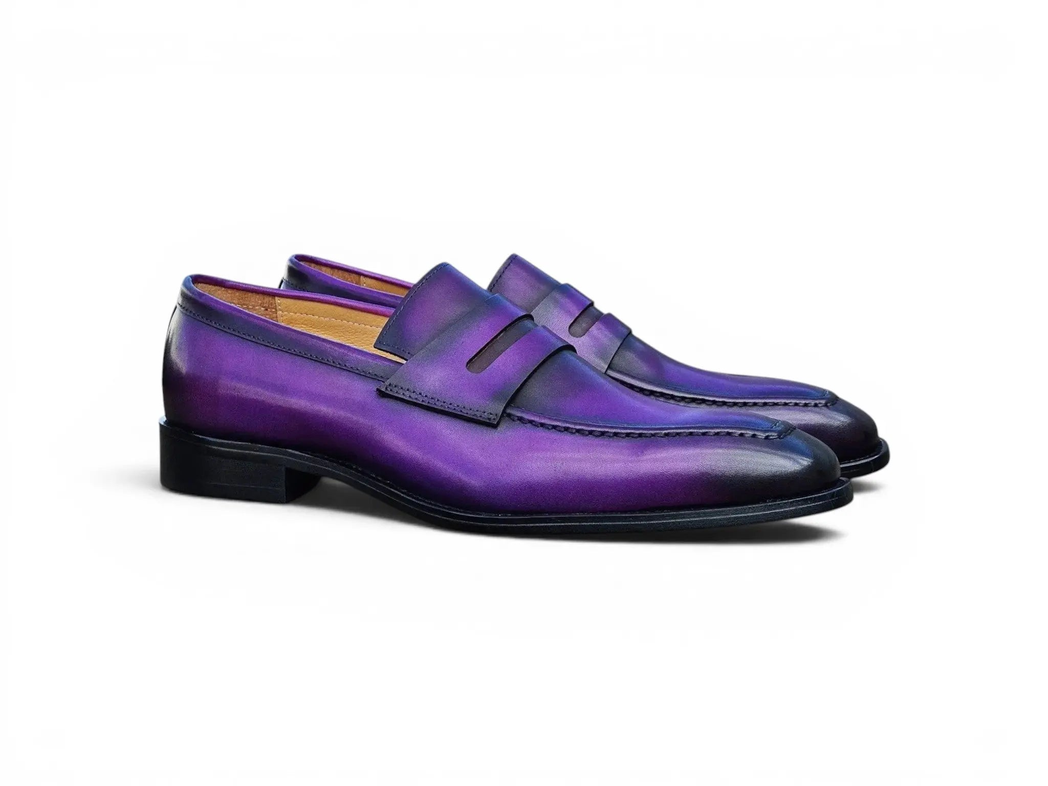 Patina Finished Penny Loafer Carrucci