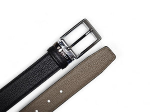 Reversible Belt in Pebble Leather Carrucci