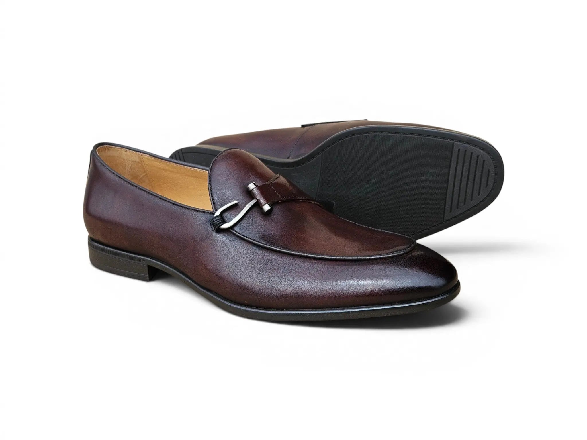 Savona Metal Accent Loafer Carrucci Shoes