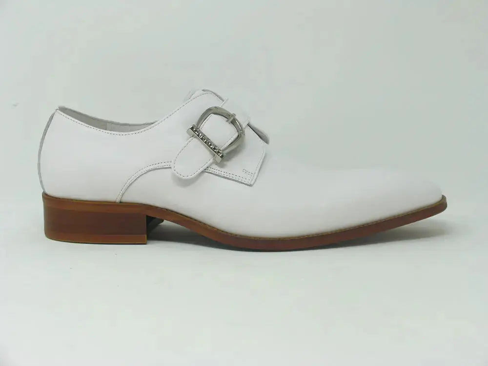 Signature Buckle Monk Strap Shoe Carrucci