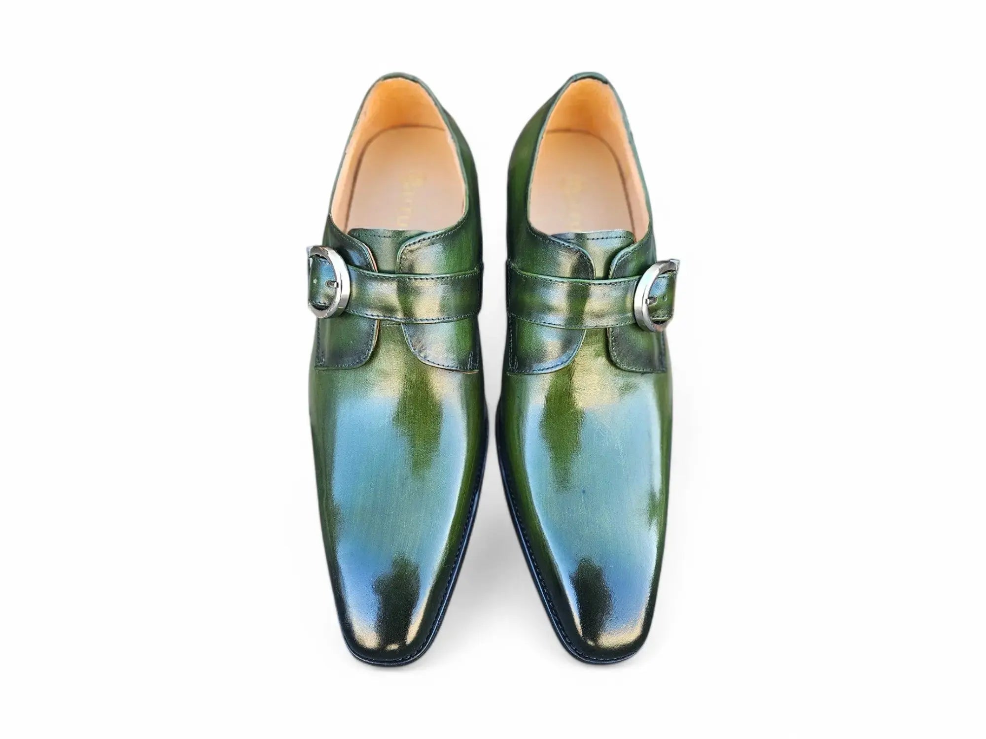 Signature Buckle Monk Strap Shoe Carrucci