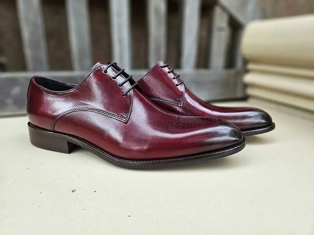 Signature Burnished Lace-up Derby Carrucci