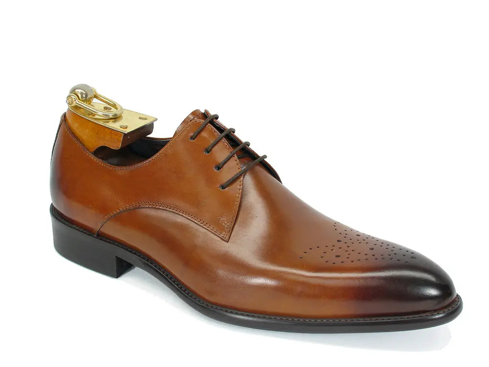 Signature Burnished Lace-up Derby Carrucci