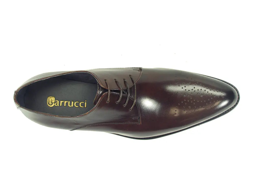 Signature Burnished Lace-up Derby Carrucci