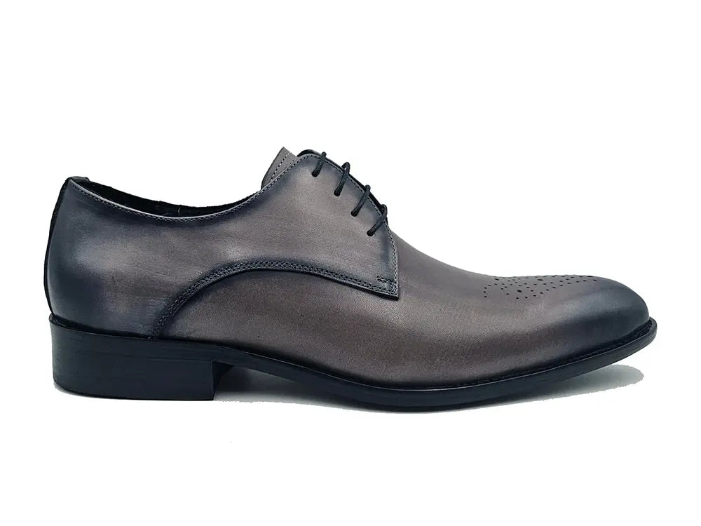 Signature Burnished Lace-up Derby Carrucci