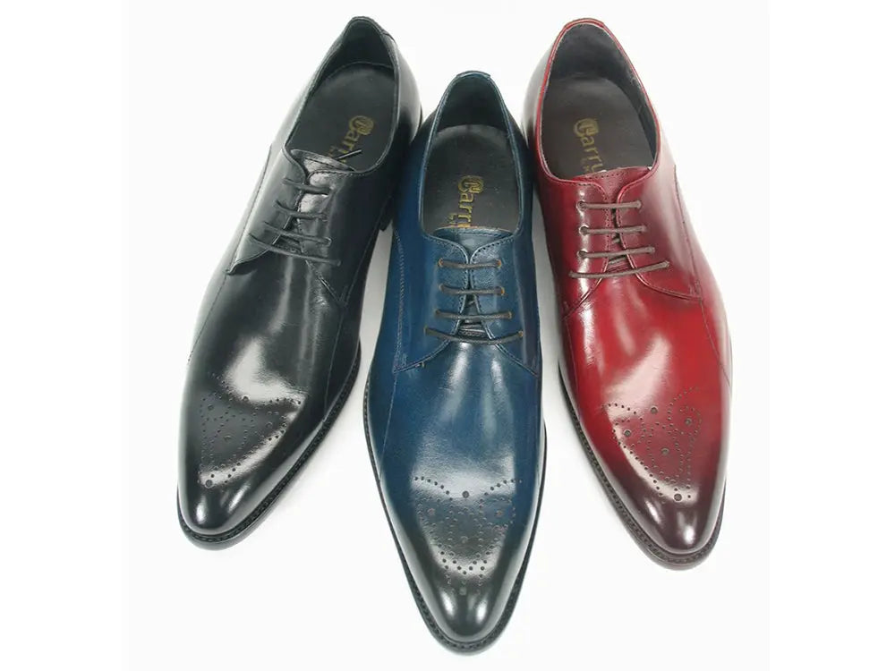 Signature Burnished Lace-up Derby Carrucci