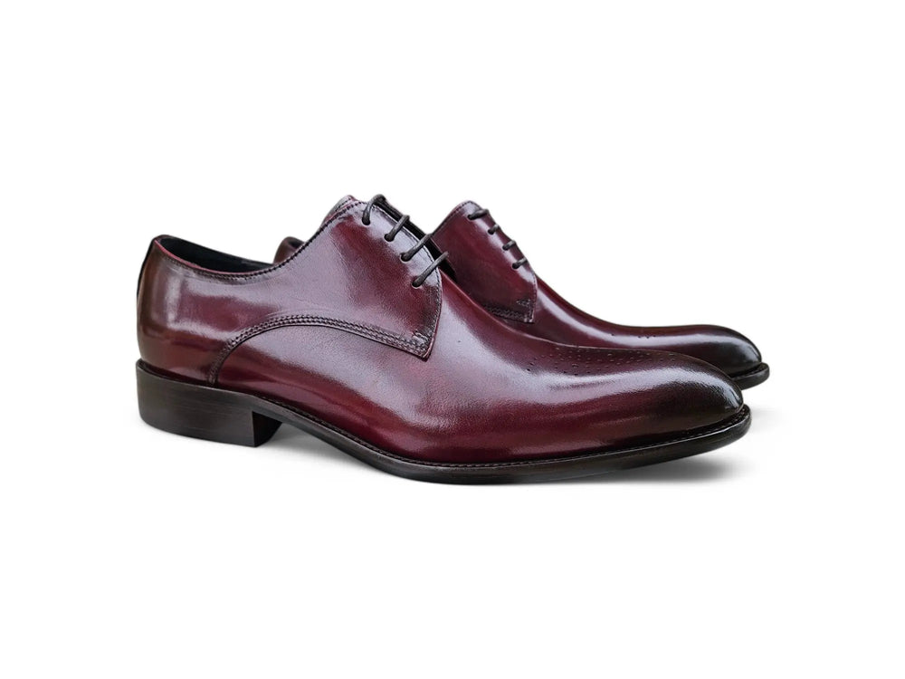 Signature Burnished Lace-up Derby - Carrucci Shoes display picture 1