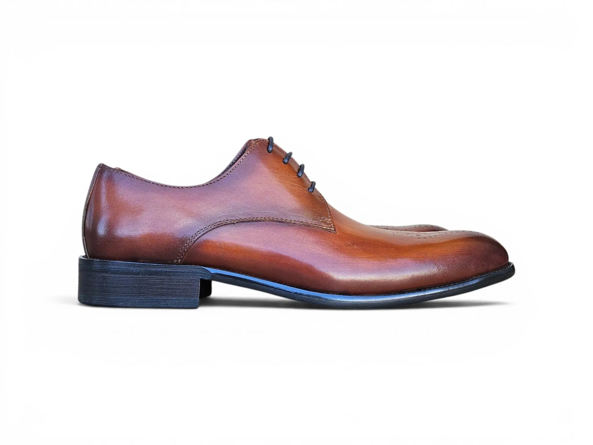 Signature Burnished Lace-up Derby Carrucci