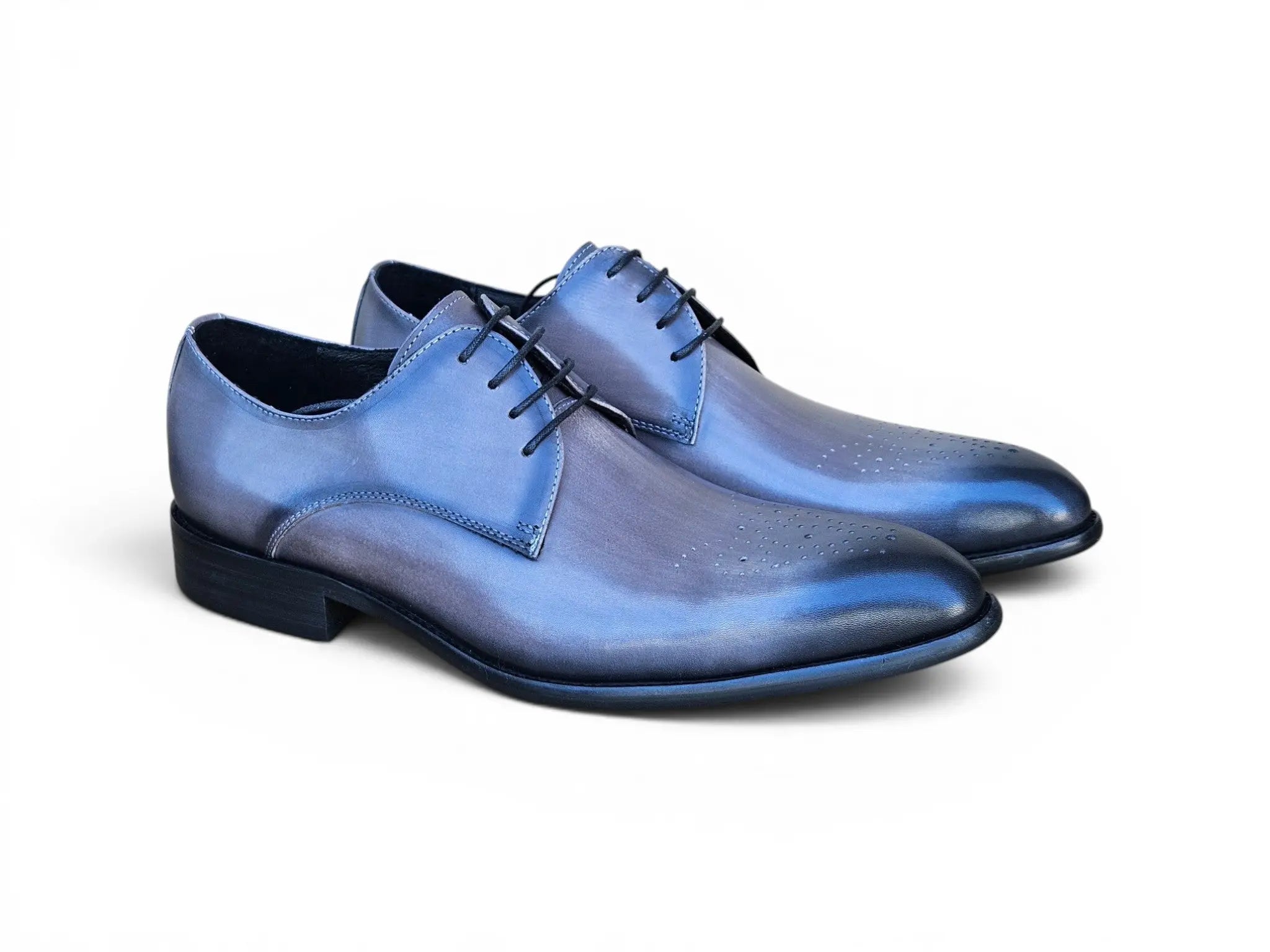 Signature Burnished Lace-up Derby Carrucci