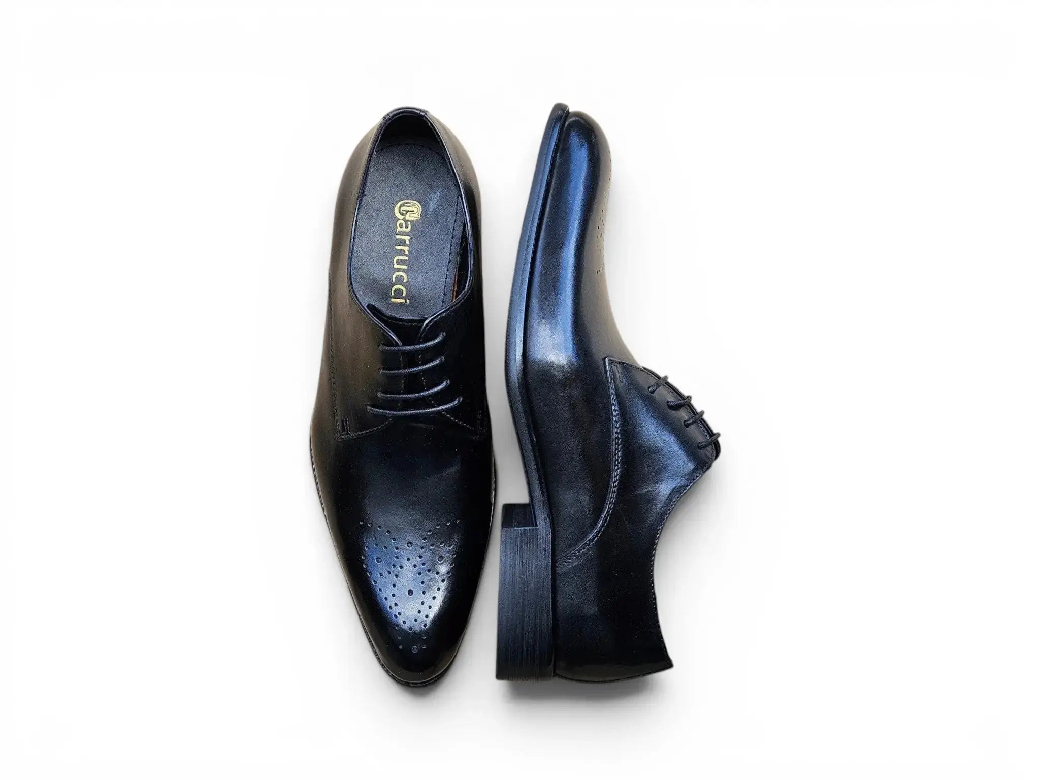 Signature Burnished Lace-up Derby Carrucci