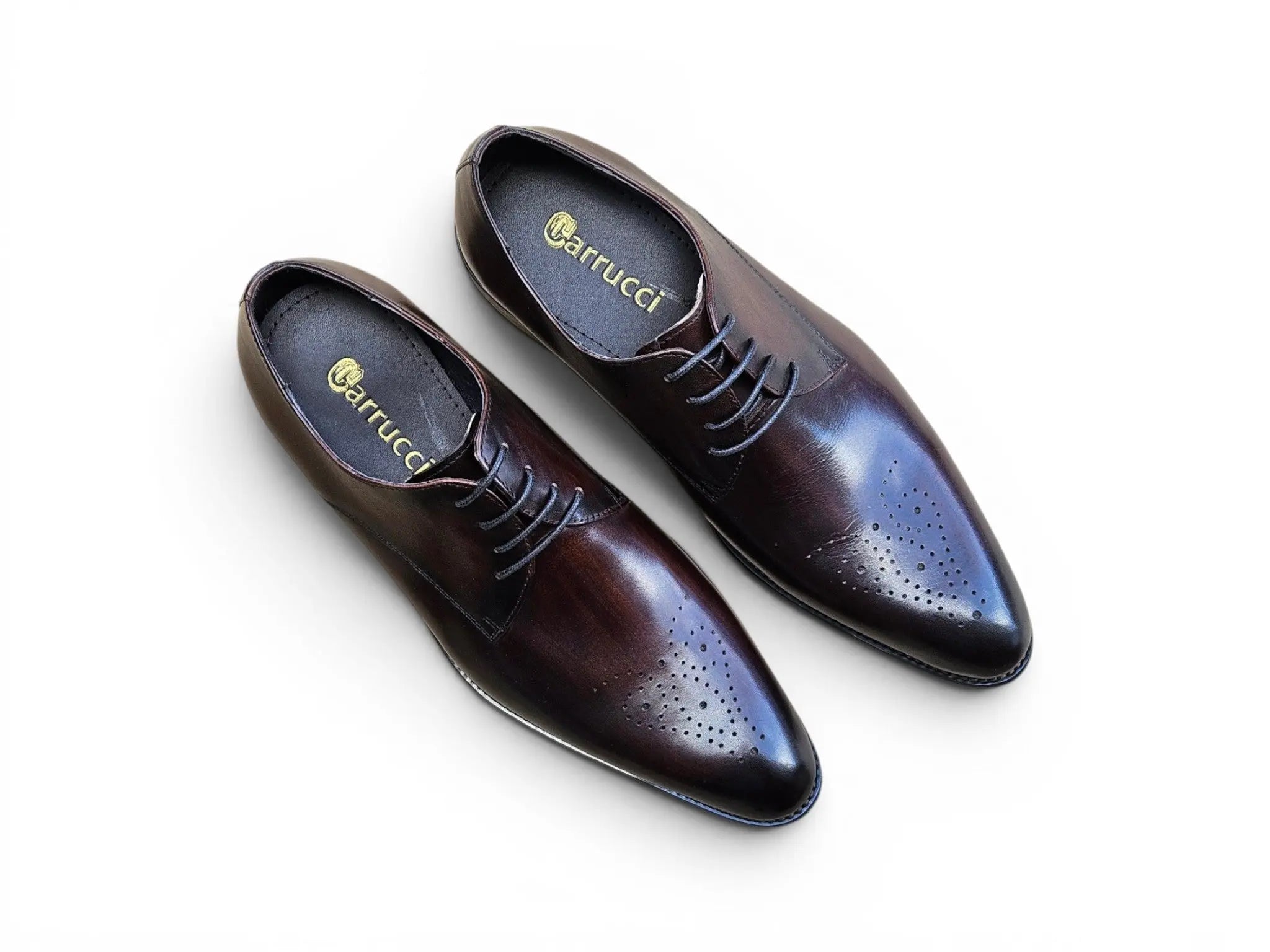 knee length dresses for ladies Signature Burnished Lace-Up Derby