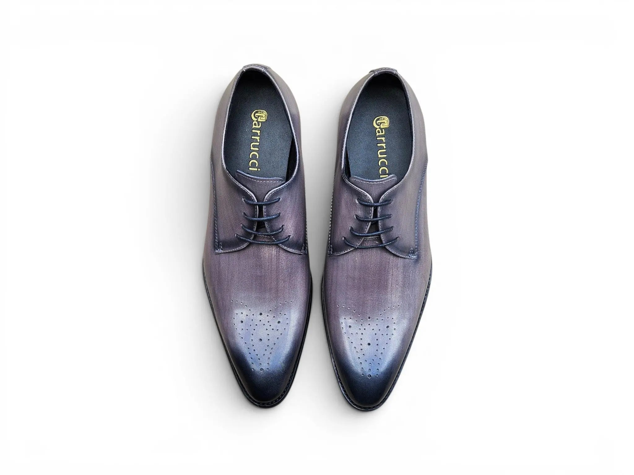 Signature Burnished Lace-up Derby Carrucci