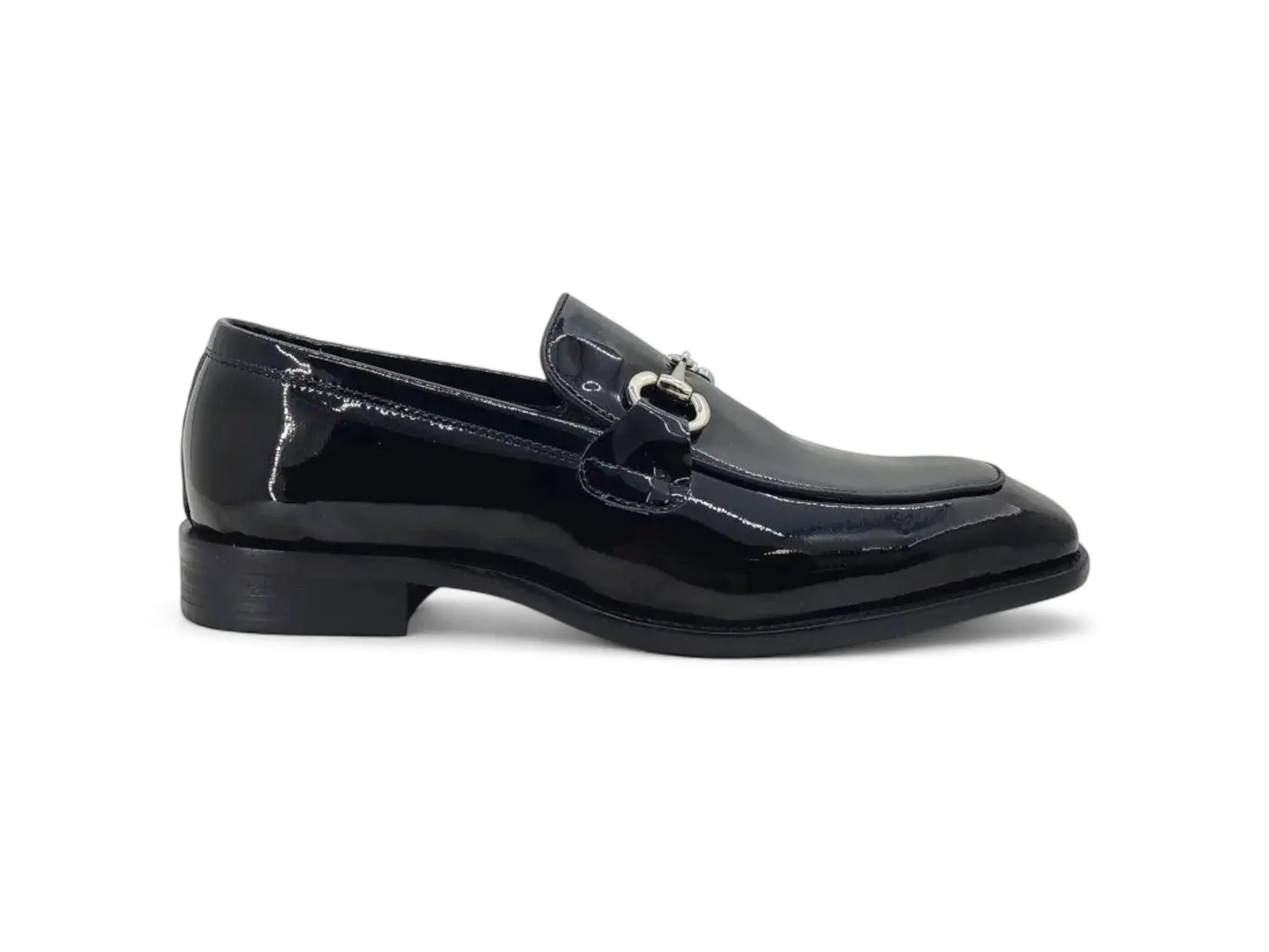 Signature Horse Bit Patent Leather Loafer Carrucci