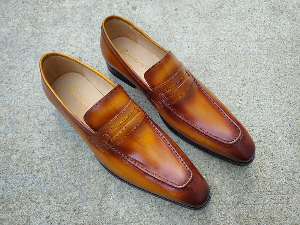 Signature Leather Penny Loafer Slip-on Carrucci