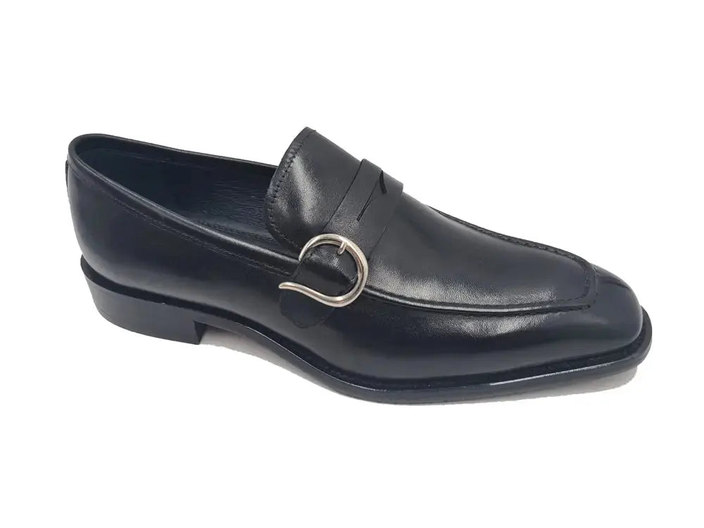 Single Monk Strap with modern buckle Carrucci